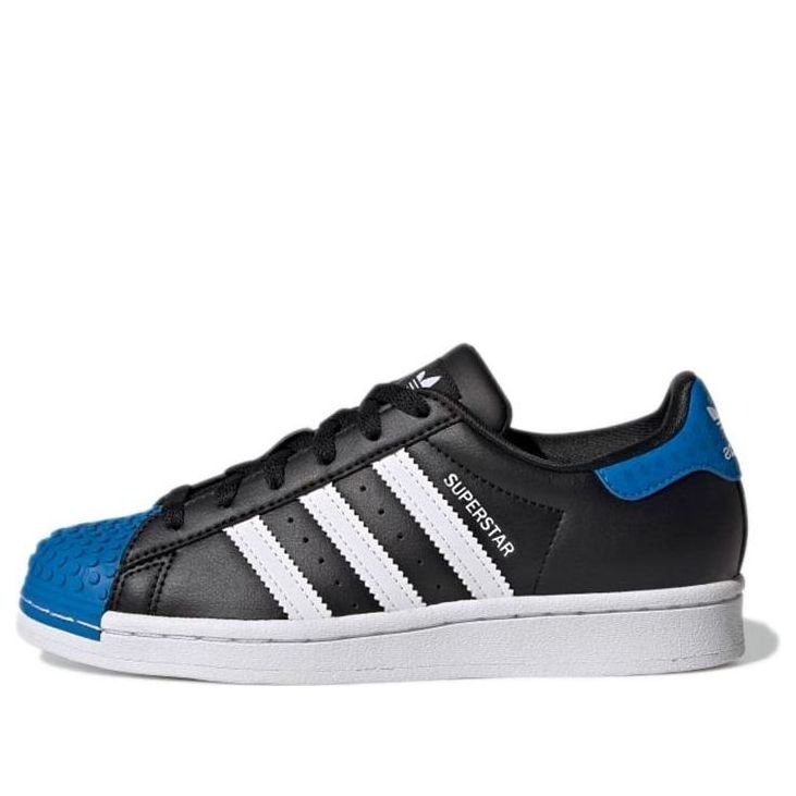 (GS) adidas originals Superstar x LEGO 'Core Black Blue' GY3324