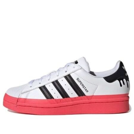 (GS) adidas originals Superstar 'Paint Drip - White Turbo' GY3327