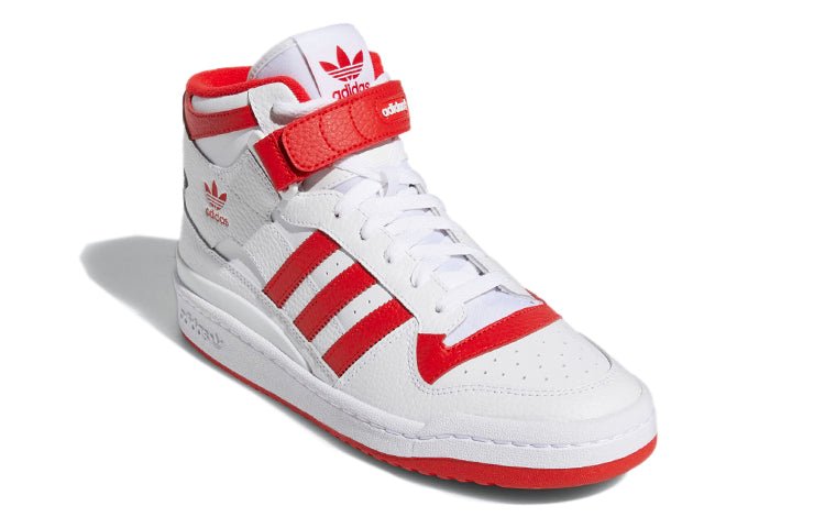 adidas Forum Mid 'White Vivid Red' GY5819 - Image 3