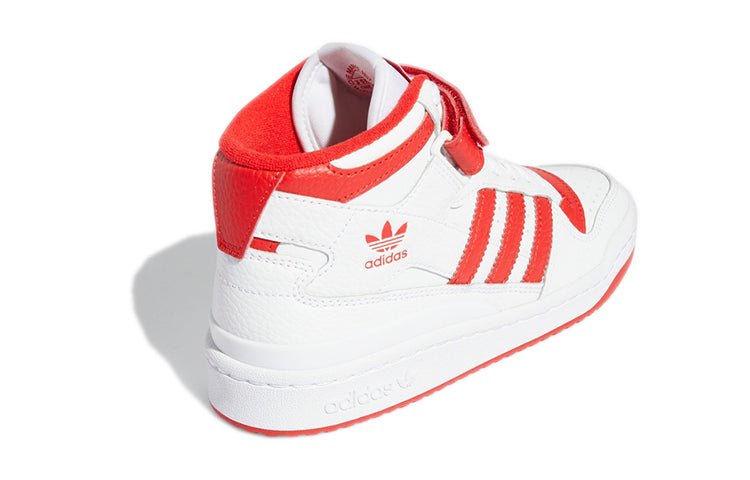 (GS) adidas Forum Mid J 'White Vivid Red' GY8363 - Image 4