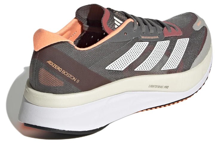 (WMNS) adidas Adizero Boston 11 'Grey Beam Orange' GY8406 - Image 4