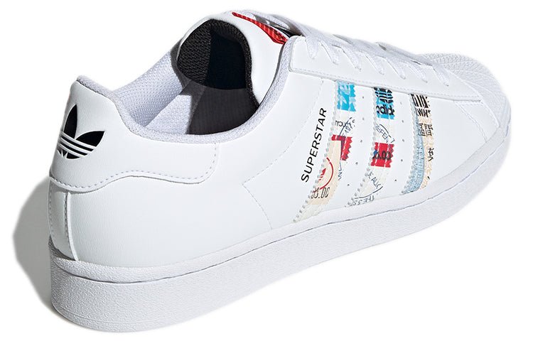 adidas Originals Superstar Shoes 'White Multi-Color' GY9023 - Image 4