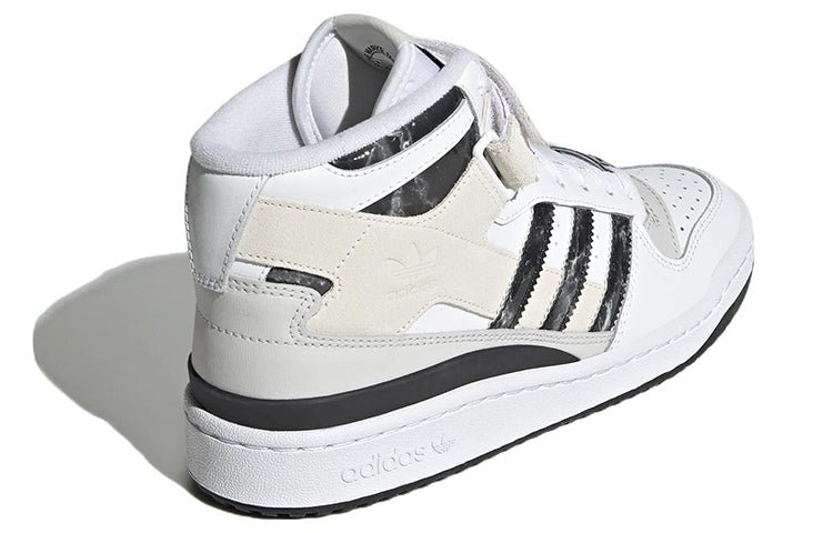 (WMNS) adidas Forum Mid 'White Black' GY9506 - Image 4