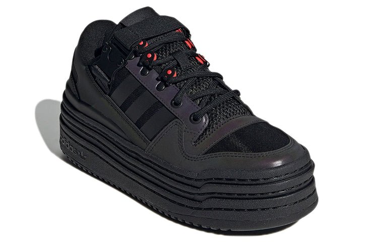 (WMNS) adidas Triple Platforum Low 'Black Iridescent' GY9607 - Image 3