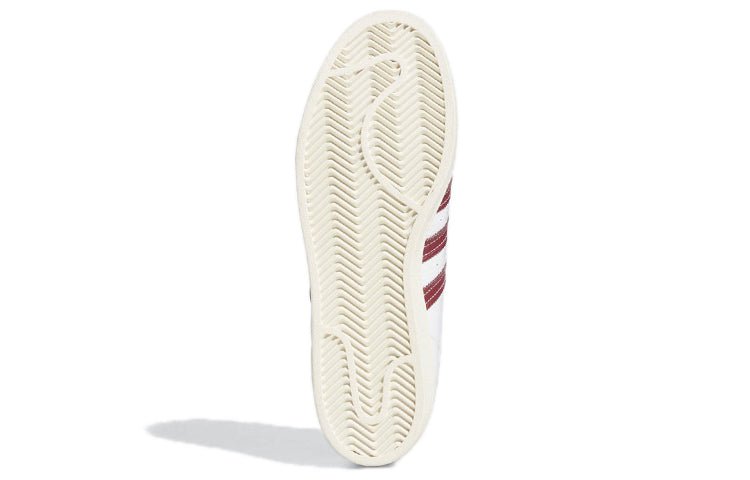 adidas Superstar 'Cream White Collegiate Burgundy' GZ1603 - Image 6