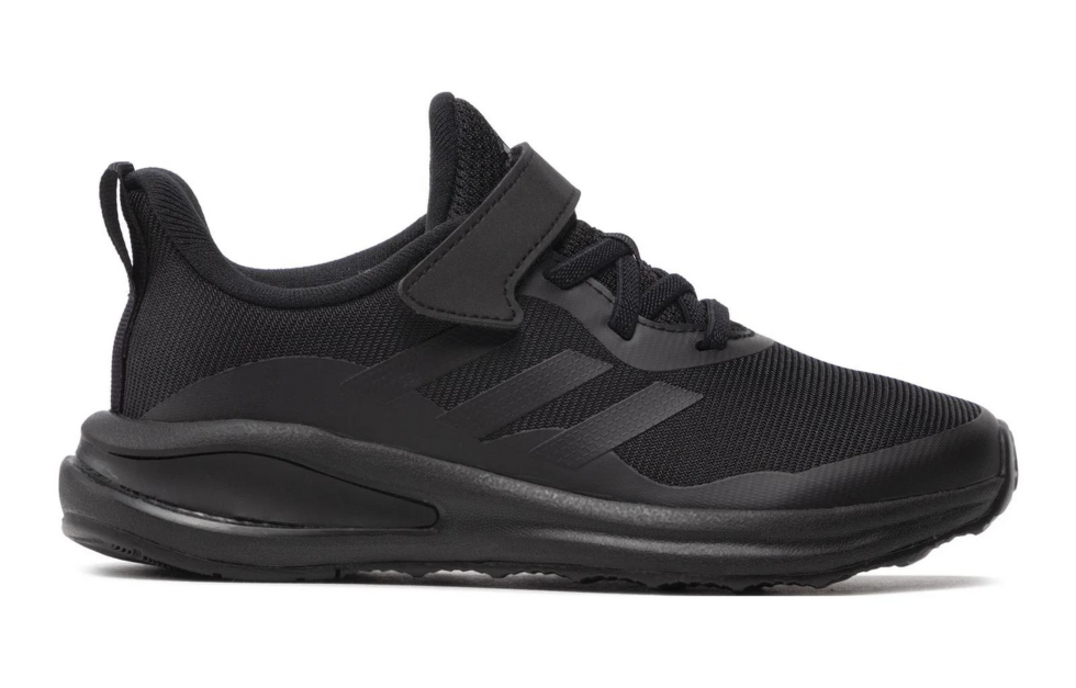 (PS) adidas Fortarun Sport K 'All Black' GZ1825 - Image 2