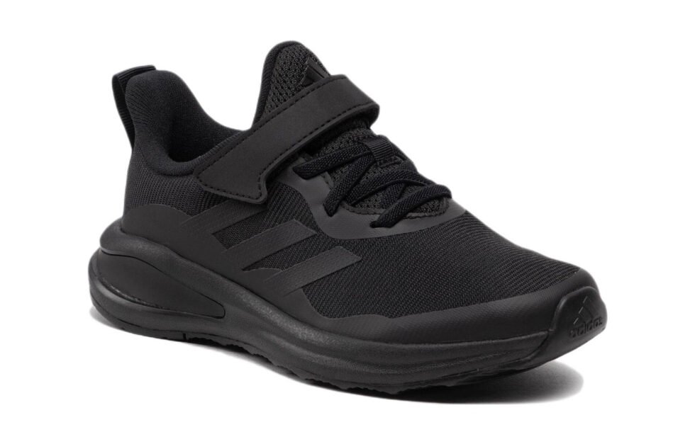 (PS) adidas Fortarun Sport K 'All Black' GZ1825 - Image 3