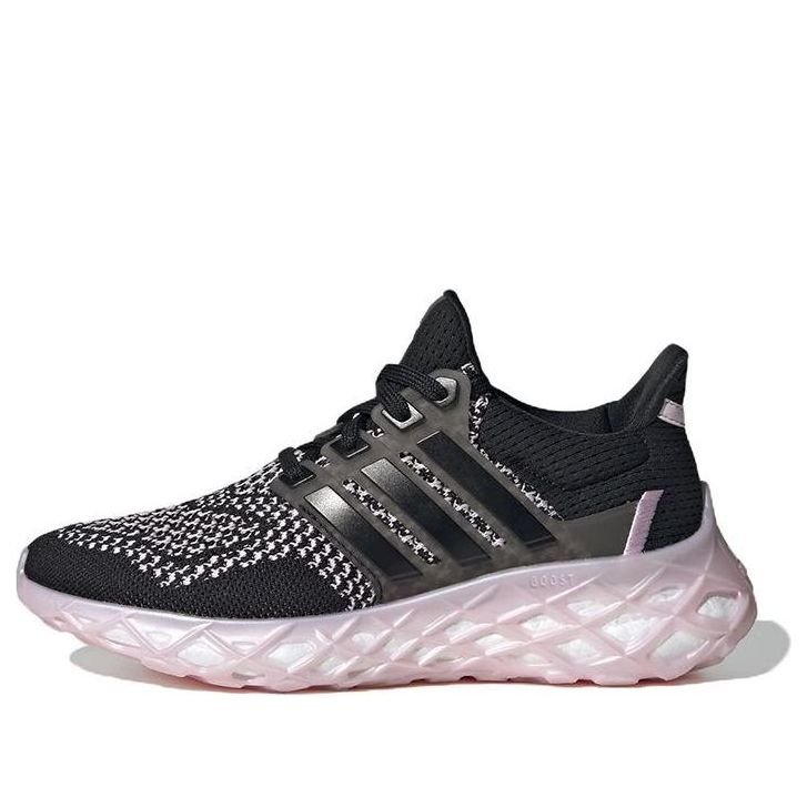 (GS) adidas Ultraboost Web DNA 'Black Clear Pink' GZ4002