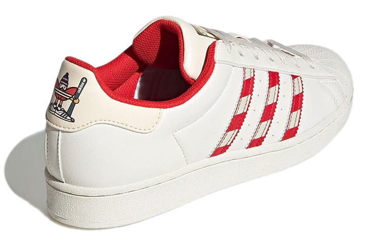 adidas originals Superstar 'White Red Christmas' GZ4715 - Image 4