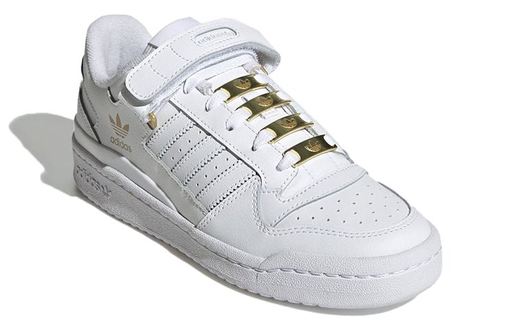 (WMNS) adidas Forum Low 'White Gold Metallic' GZ6379 - Image 3