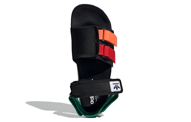 adidas Adilette Sandal 4.0 'Black Scarlet True Orange' GZ8827 - Image 5