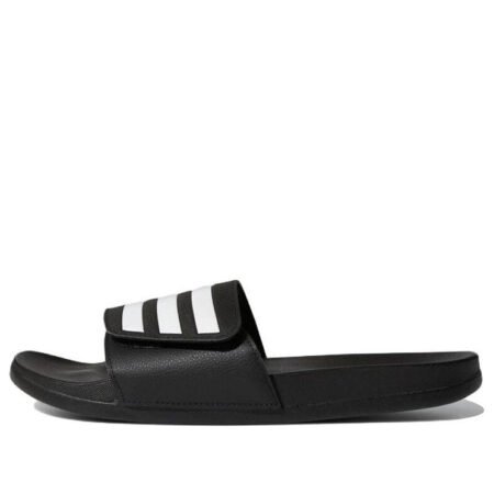 adidas Adilette Comfort Adjustable Slide 'Black White' GZ8951