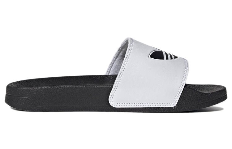 (WMNS) adidas Adilette Lite Slide 'Black White' H00136 - Image 3