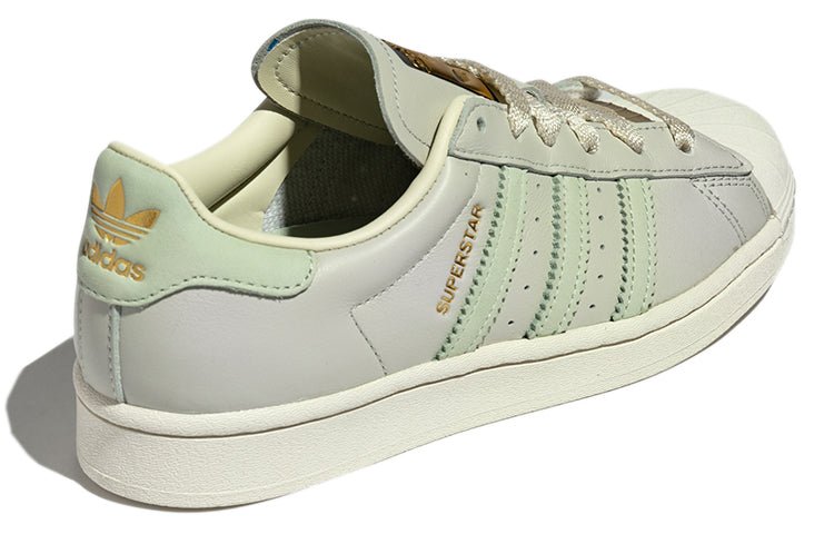 (WMNS) adidas originals Superstar 'Light Green' H00168 - Image 4