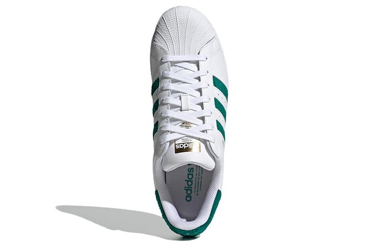 adidas Superstar 'Chenille Stripes Cloud White Green' H00190 - Image 5