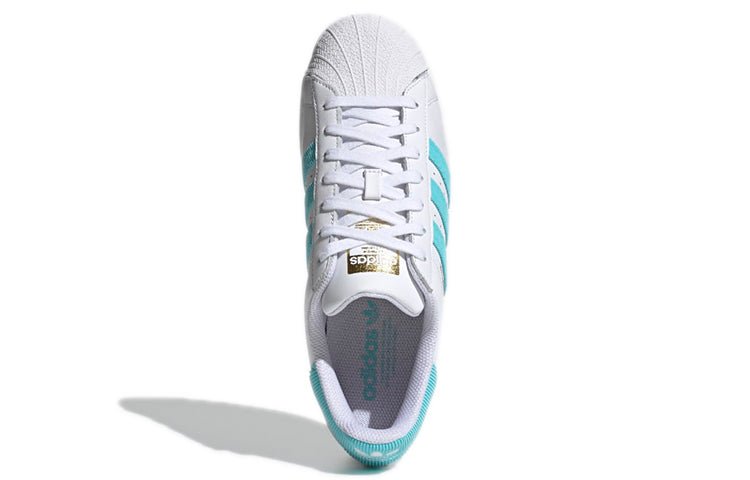 adidas Superstar 'White Pulse Aqua' H00206 - Image 5