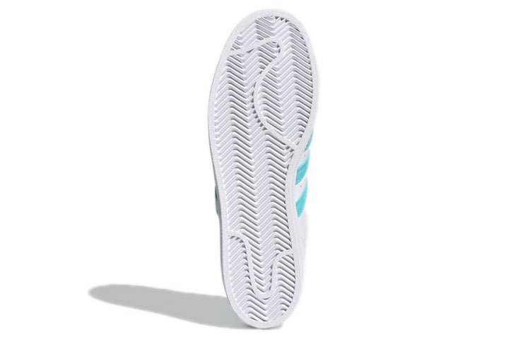 adidas Superstar 'White Pulse Aqua' H00206 - Image 6