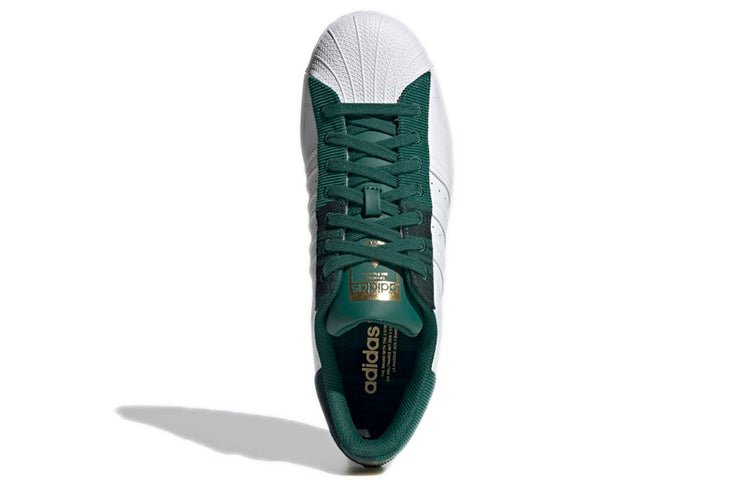 adidas Superstar Shoes 'White Collegiate Green' H00212 - Image 5