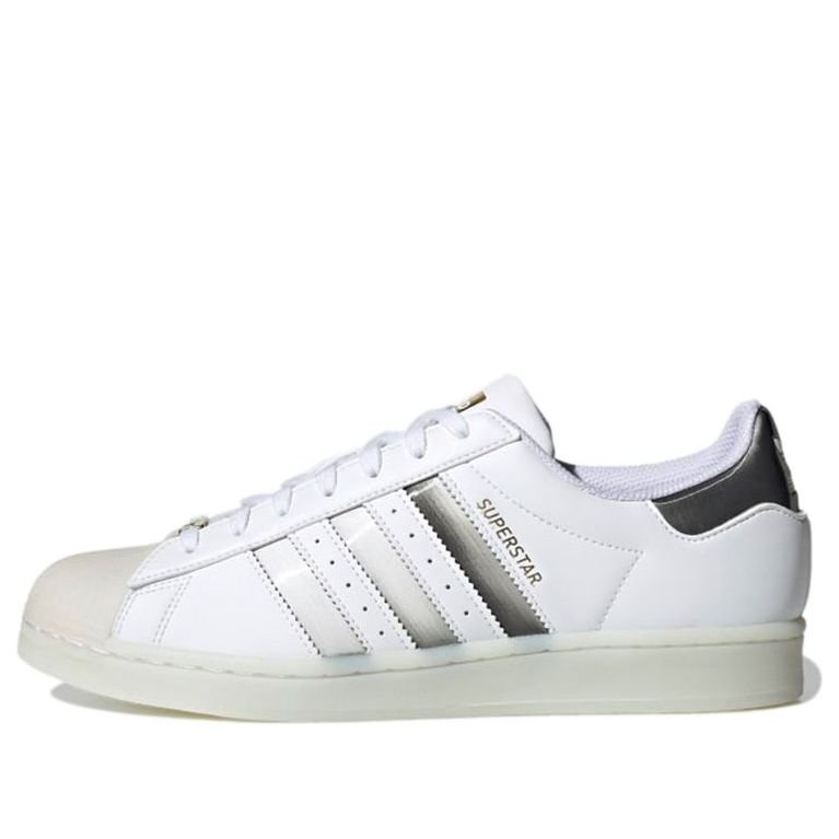 adidas originals Unisex Superstar Sneakers White/Silver/Grey H00233