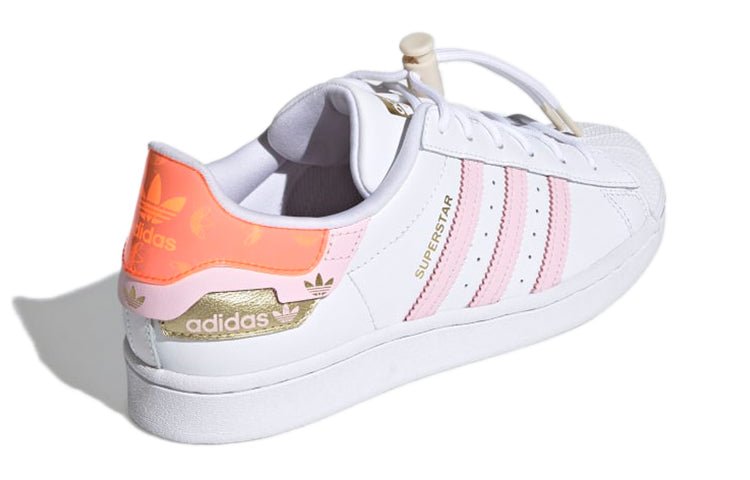 (WMNS) adidas Superstar 'White Clear Pink' H00659 - Image 4