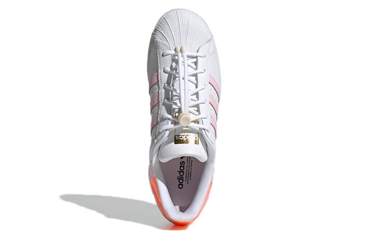 (WMNS) adidas Superstar 'White Clear Pink' H00659 - Image 5