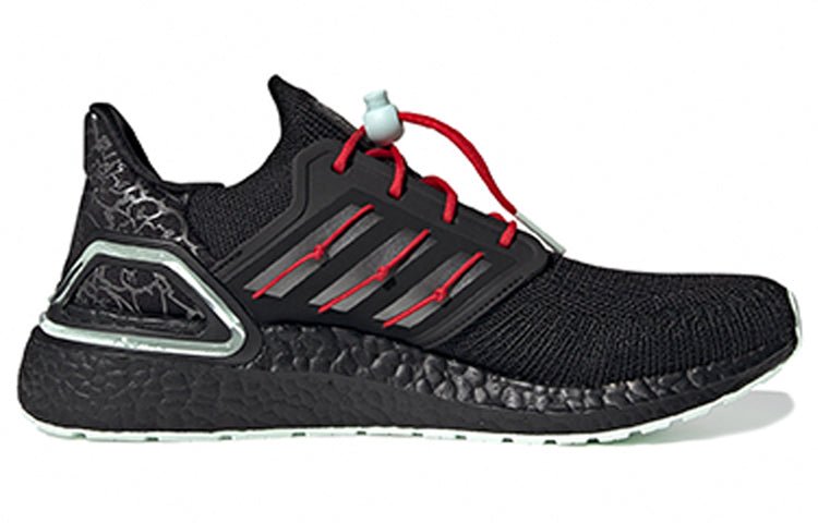 adidas Ultraboost 20 'Black Scarlet' H01422 - Image 2