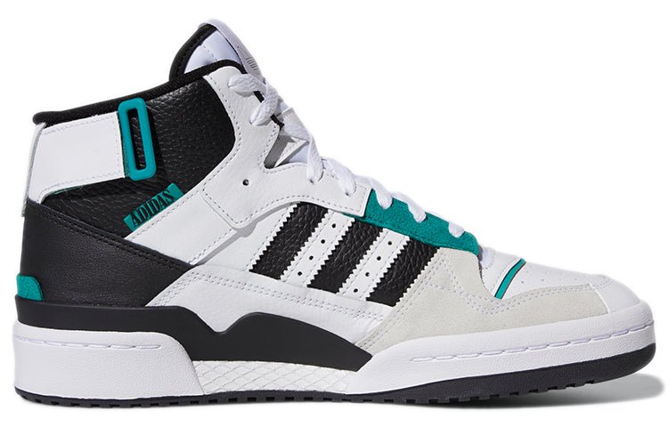 adidas originals Unisex Forum Exhibit Mid White/Black H01921 - Image 2