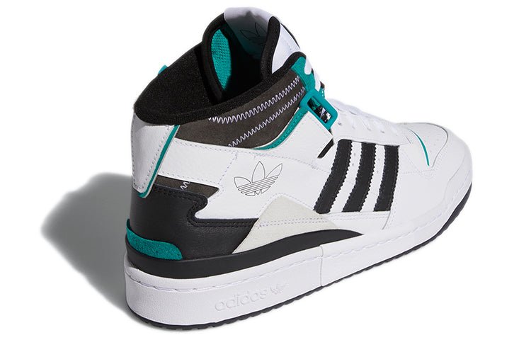 adidas originals Unisex Forum Exhibit Mid White/Black H01921 - Image 4