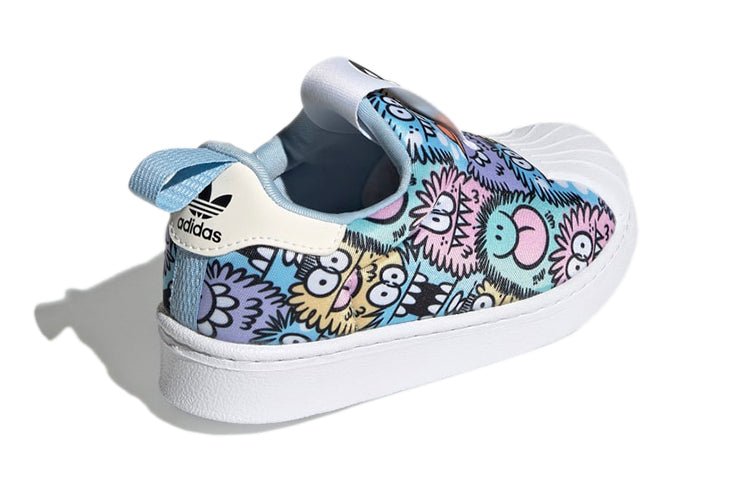 (PS) adidas Kevin Lyons x Superstar 360 Little Kid 'Monster' H02735 - Image 4