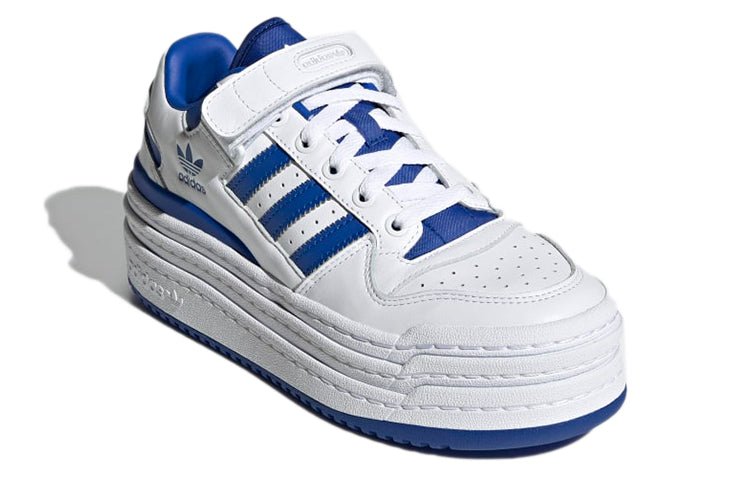 (WMNS) adidas Triple Platforum Low 'White Royal Blue' H05049 - Image 3