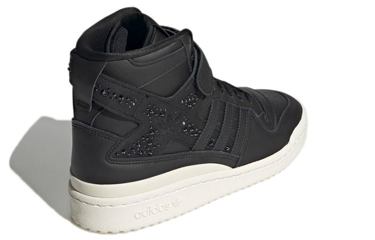 (WMNS) adidas Forum 84 High 'Black Sparkle' H05053 - Image 4