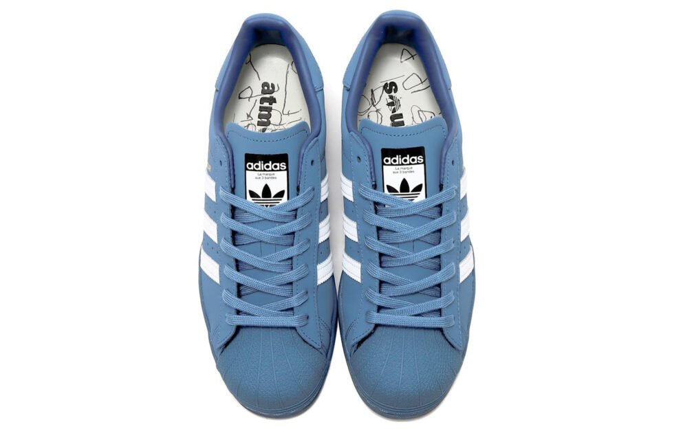 Daiki Tsuenta x Armos x adidas Originals Superstar 'Blue' H06346 - Image 5