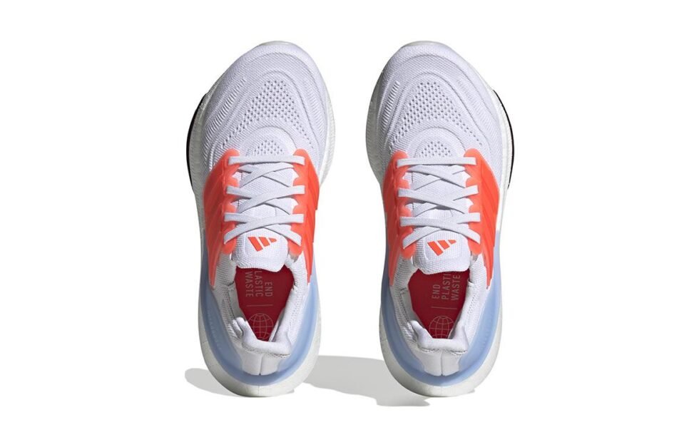 (GS) adidas Ultraboost Light 'Blue Dawn Solar Red' H06357 - Image 4