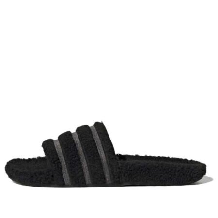 adidas Adilette Cozy Slides Core 'Black' H06452