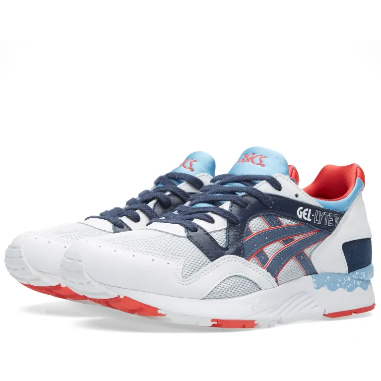 (WMNS) ASICS Gel-Lyte 5 'Soft Grey Navy' H5Z9L-1050 - Image 2
