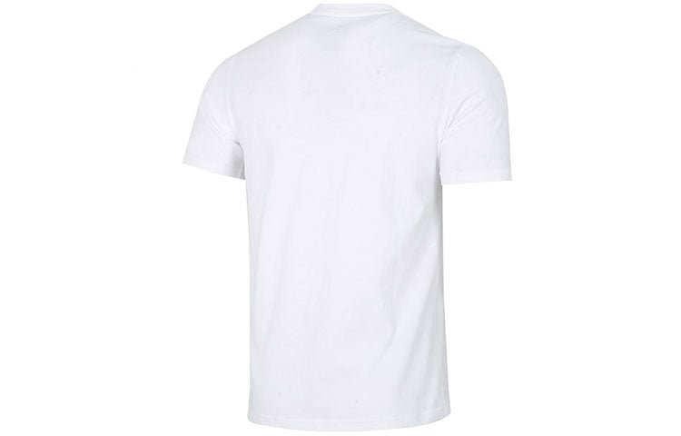 adidas Logo Pattern Running Gym Round Neck Short Sleeve White HE4839 - Image 2