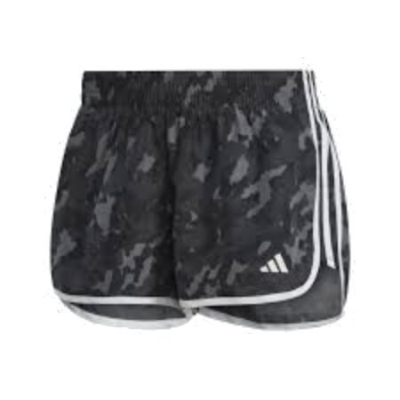 (WMNS) adidas Marathon 20 Camo Running Shorts Asia Sizing 'Grey Black White' HM4249
