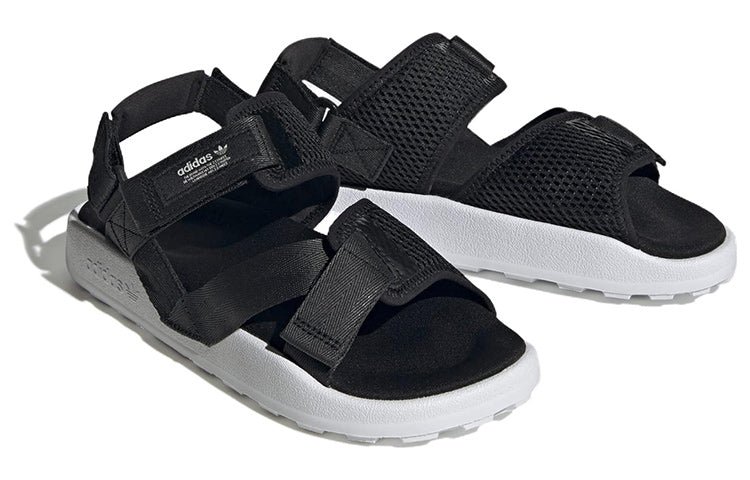 (WMNS) adidas Adilette Adventure Sandal 'Black White' HP2184 - Image 3