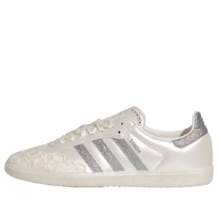 (WMNS) adidas Samba OG 'Chalk White Silver Metallic' HP3658
