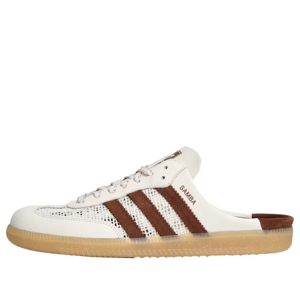 (WMNS) adidas Samba OG Mules 'Off White Preloved Brown' HP5050