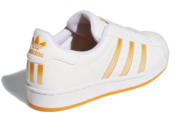(GS) adidas Superstar J 'White Orange Rush' HP5404 - Image 4