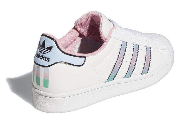 (GS) adidas Superstar 'White Light Pink' HQ1126 - Image 4
