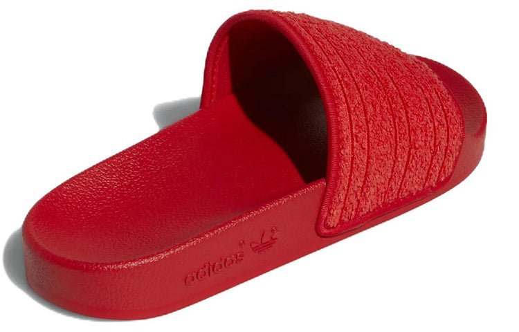 (WMNS) adidas originals Adilette Slides 'Red' HQ1479 - Image 4