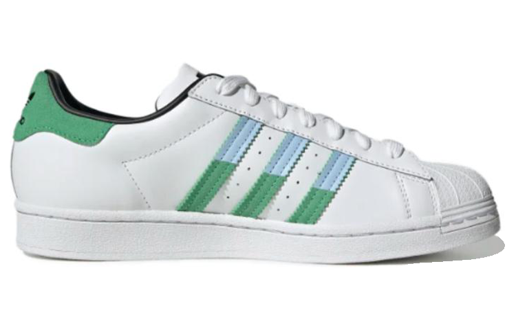 adidas Superstar Shoes 'Green Blue Dawn' HQ2168 - Image 2