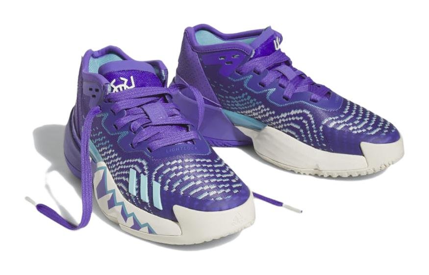 (GS) adidas D.O.N. Issue #4 'Throwback Utah Jazz' HQ3449 - Image 3