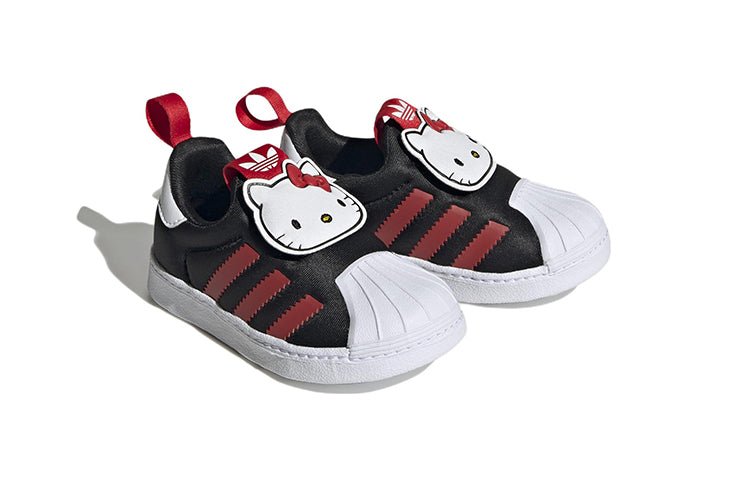 (TD) adidas Hello Kitty x Superstar 360 'Black Vivid Red' HQ4091 - Image 3