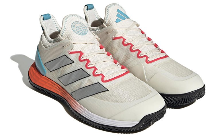 adidas Adizero Ubersonic 4 Clay Court s 'White Silver Metallic Preloved Blue' HQ5930 - Image 3