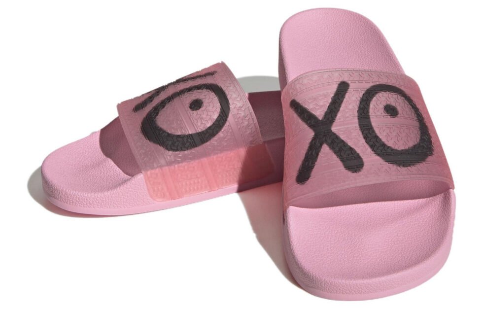 adidas Adilette x Andr Saraiva 'Pink Glow' HQ6856 - Image 4