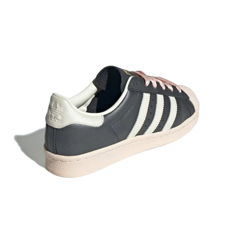 (WMNS) adidas Superstar 82 'Black Pink Ribbon Laces' ID1423 - Image 4