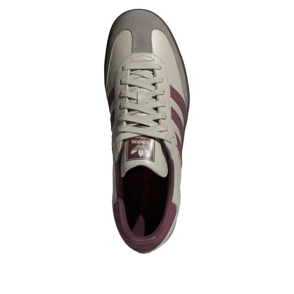 adidas Samba OG 'Putty Grey Maroon' ID1482 - Image 5